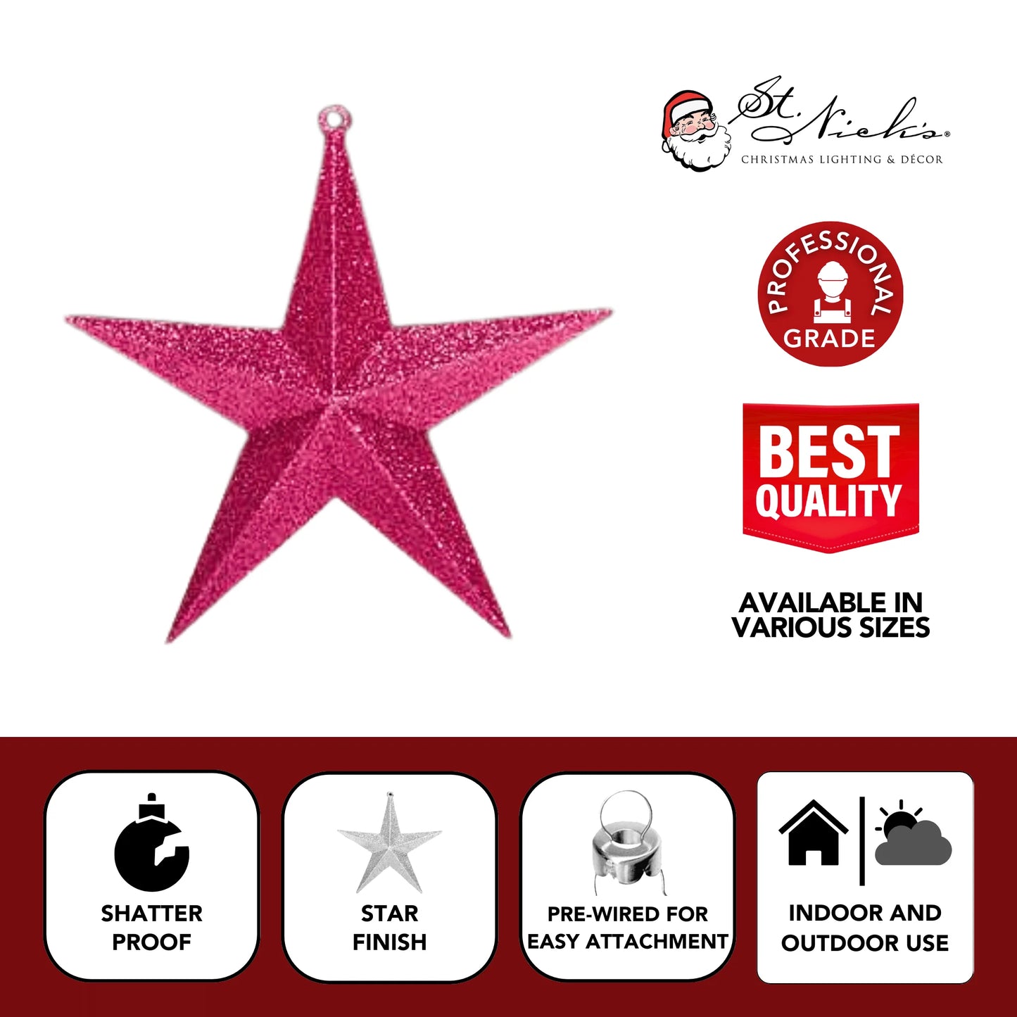Pink-Ornament-Glitter-Star-3