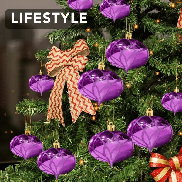Purple-Ornament-Shiny-with-Glitter-Flower-Onion-150MM-7