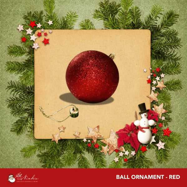 Red-Glitter-Sequin-Ball-100MM-2