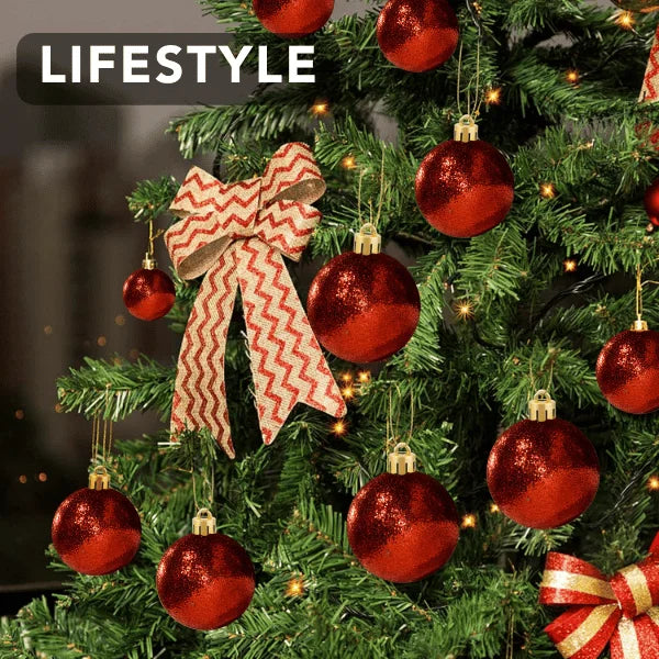 Red-Ornament-Glitter-Sequin-Ball-150MM-7