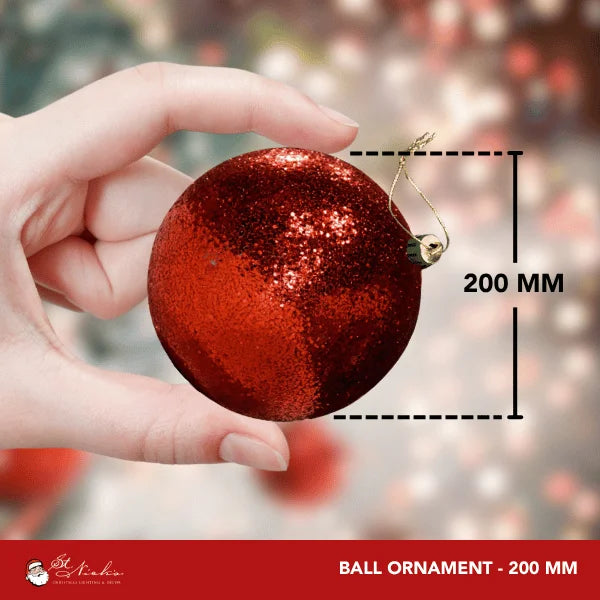 Red-Ornament-Glitter-Sequin-Ball-200MM-4