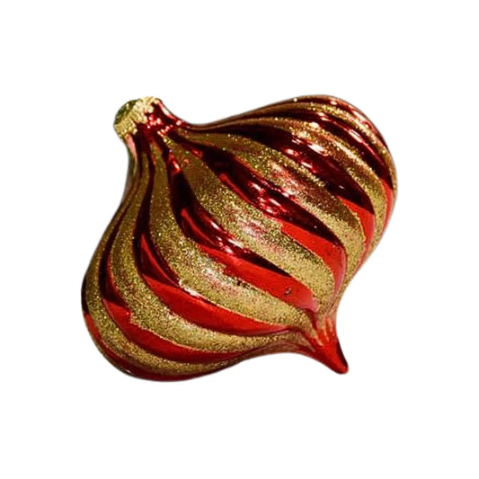 Red-Ornament-Shiny-Onion-with-Gold-Glitter-1