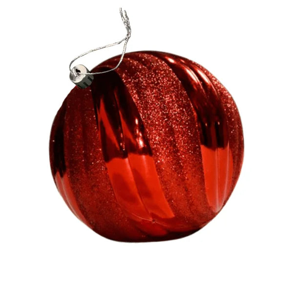 Red-Shiny-Swirl-Ball-with-Glitter-100MM-1