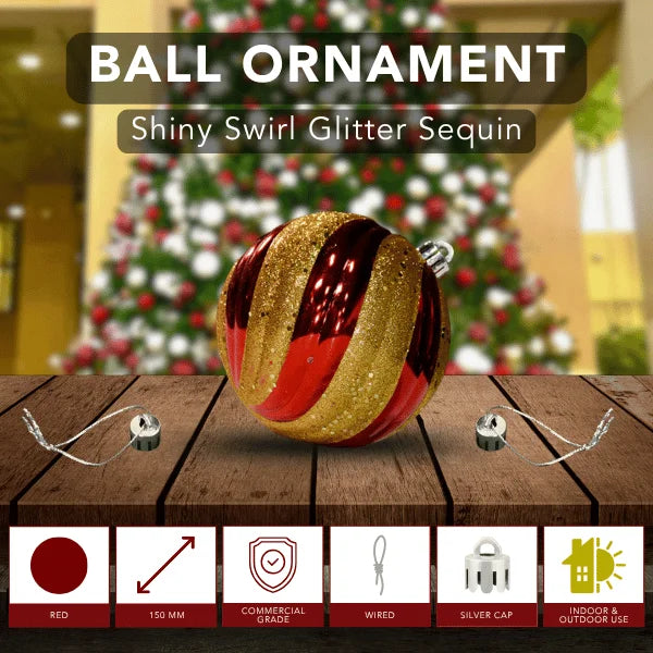 Red-Shiny-Swirl-With-Gold-Glitter-Sequin-Shatterproof-150MM-6