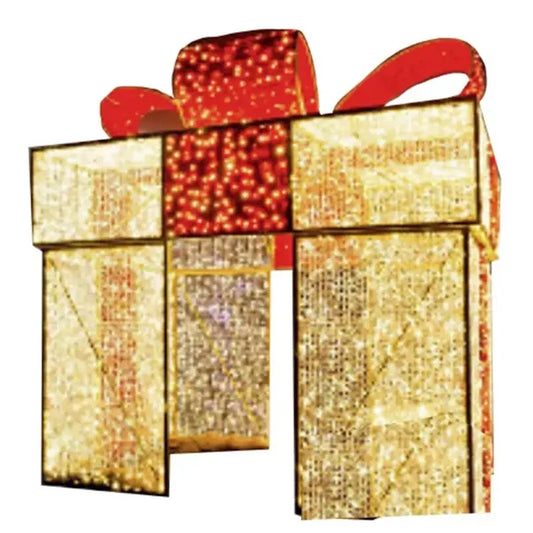 Red-Warm-White-Walkthrough-PVC-Gift-Box-12ft-1