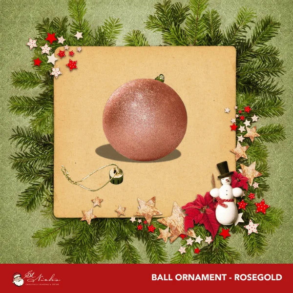 Rosegold-Glitter-Ball-100MM-2