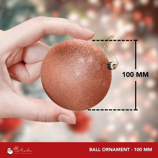 Rosegold-Glitter-Ball-100MM-4