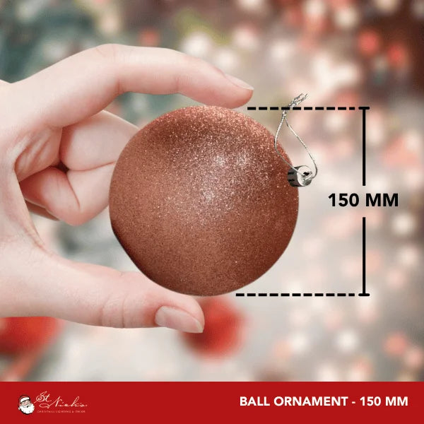 Rosegold-Shiny-Sequin-Ball-150MM-4
