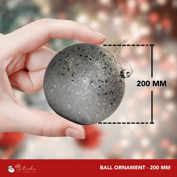 Silver-Glitter-Sequin-Ball-Ornament-200MM-4