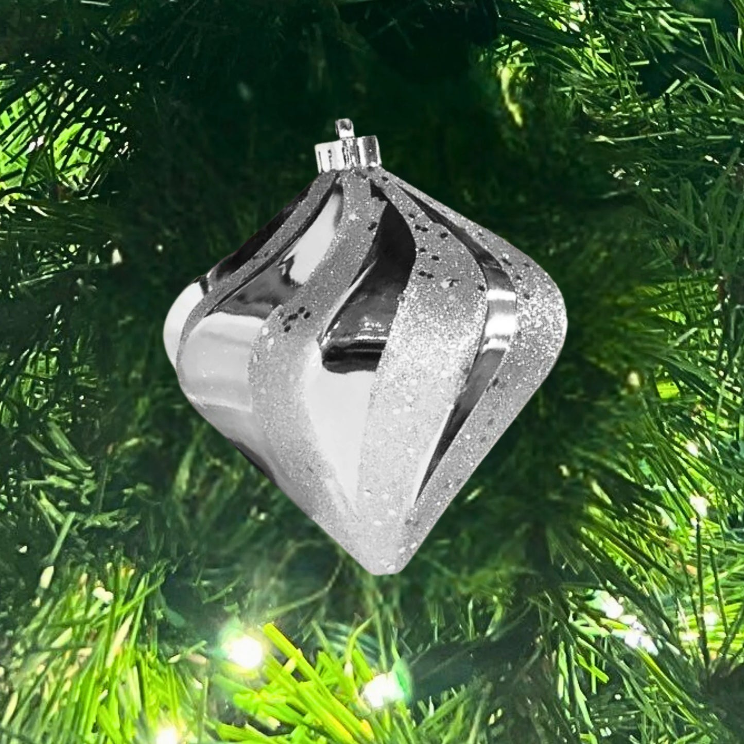 Silver-Ornament-Drop-Shiny-with-Glitter-2