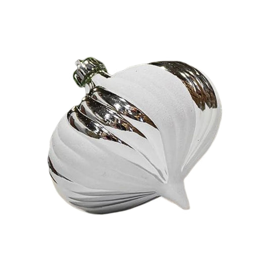 Silver-Ornament-Shiny-Swirl-with-White-Glitter-Onion-1