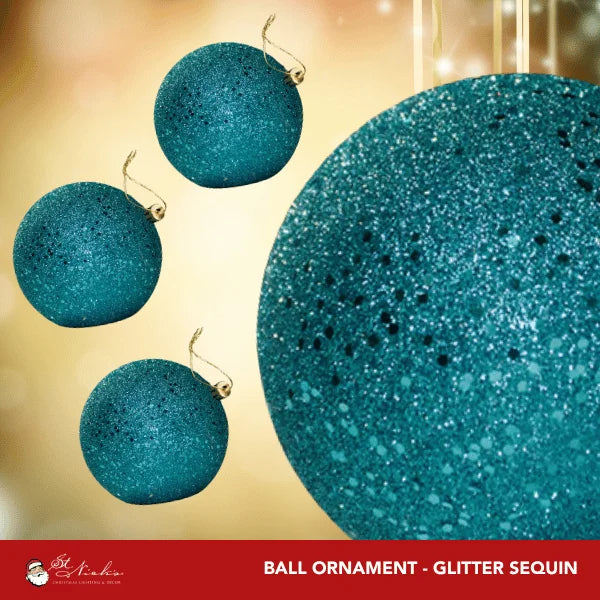 Teal-Glitter-Sequin-Ball-100MM-3