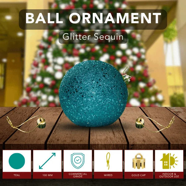 Teal-Glitter-Sequin-Ball-100MM-6