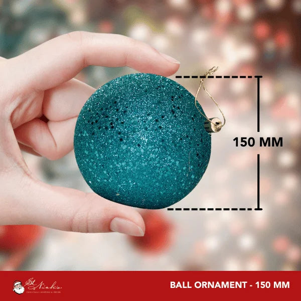 Teal-Glitter-Sequin-Ball-150MM-4
