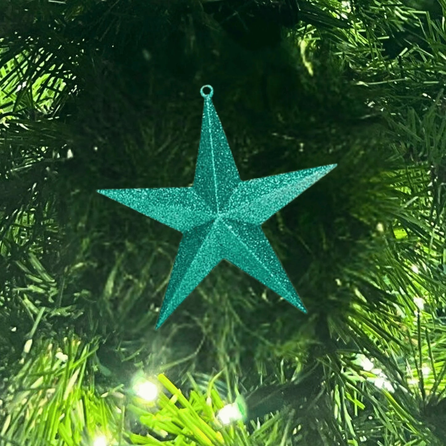 Teal-Ornament-Glitter-Star-2