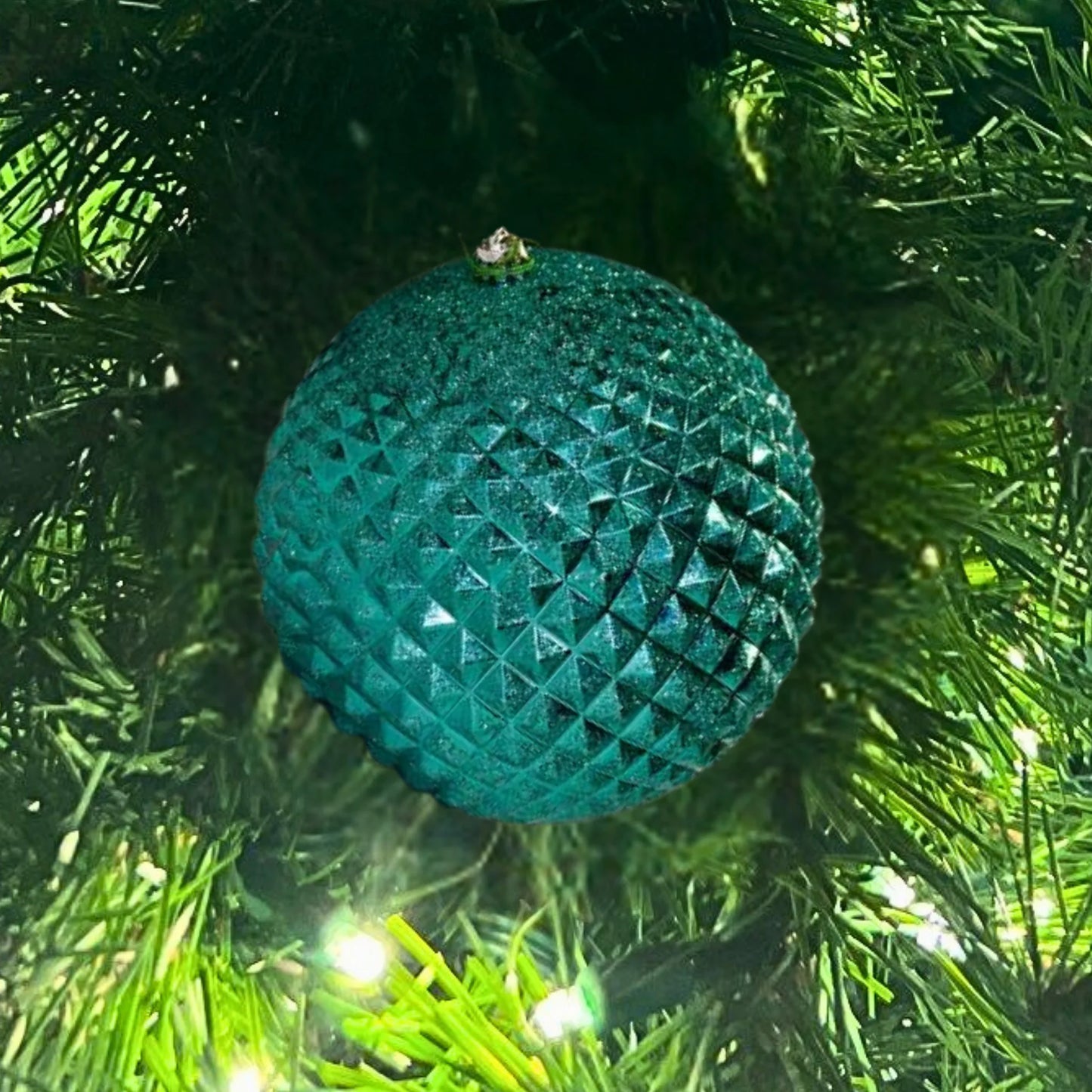 Teal-Ornament-Shiny-With-Glitter-Durian-2