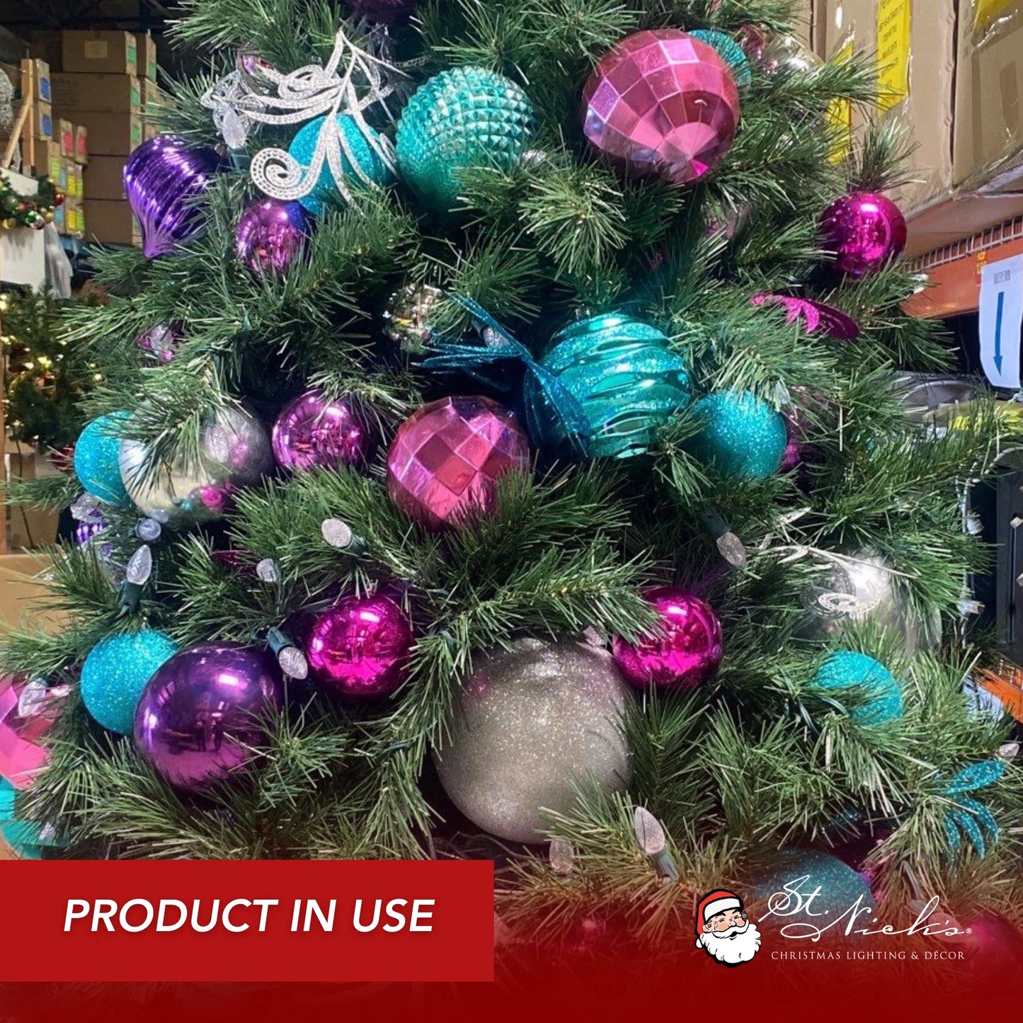 Teal-Ornament-Shiny-With-Glitter-Durian-8