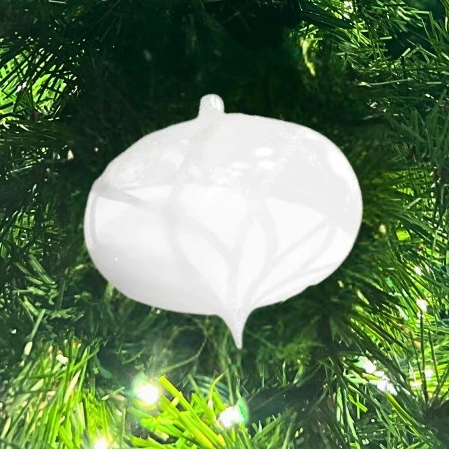 White-Ornament-Shiny-with-Glitter-Flower-Onion-2