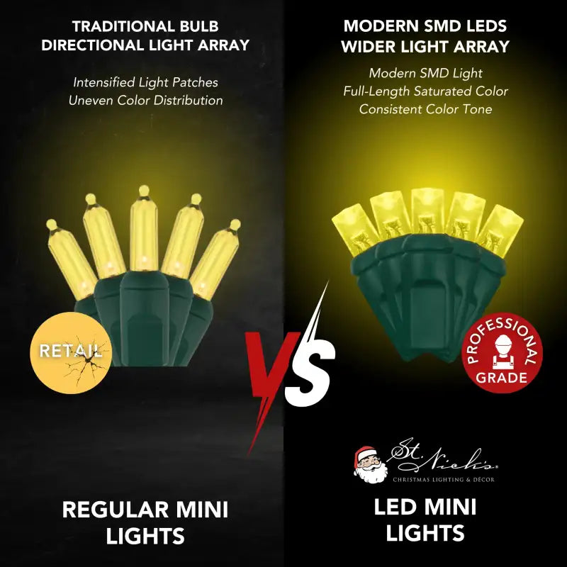 Yellow-5mm-LED-Mini-Lights-Green-Wire-6-Spacing-6