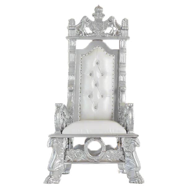 king-stephen-throne-chair-silver-white-velvet-santa