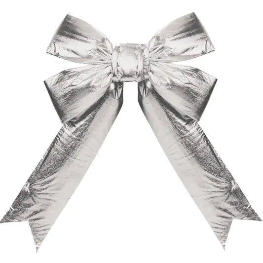 silver-mylar-bow-non-lighted-display