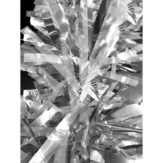 Silver Pole Tinsel 25’x6’’ - Garland