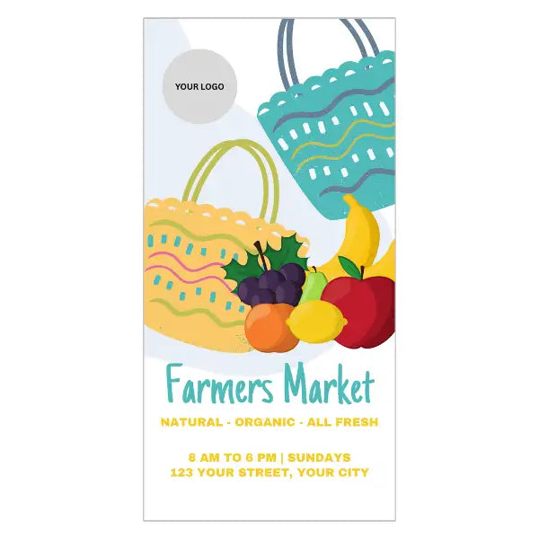 Sunday Farmers market banner