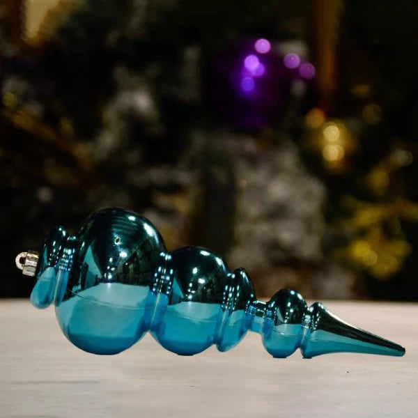 teal-shiny-finials-tree-decor-ornament-250mm