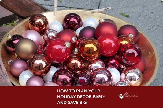 Order Holiday Decor Early and Save Money