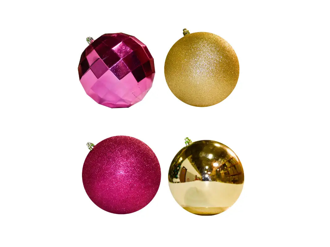 Pink and Gold Ornaments
