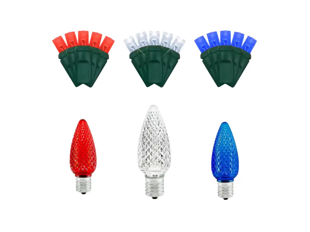 Red White and Blue LED Lights