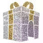 14FT-Silver-and-Gold-Walkthrough-Tinsel-Gift-Box-1