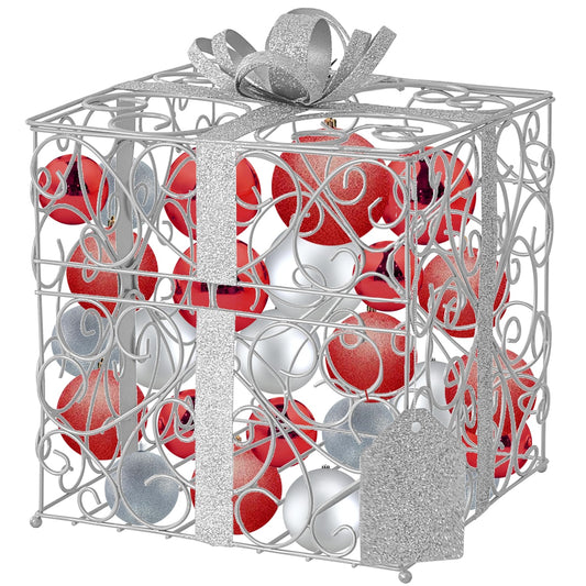 18-red-and-silver-metal-cage-gift-box-present-christmas-decor-st-nicks-CA