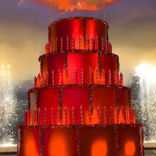 20ft-Red-Birthday-Cake-with-Candles-Lighted-Display-1