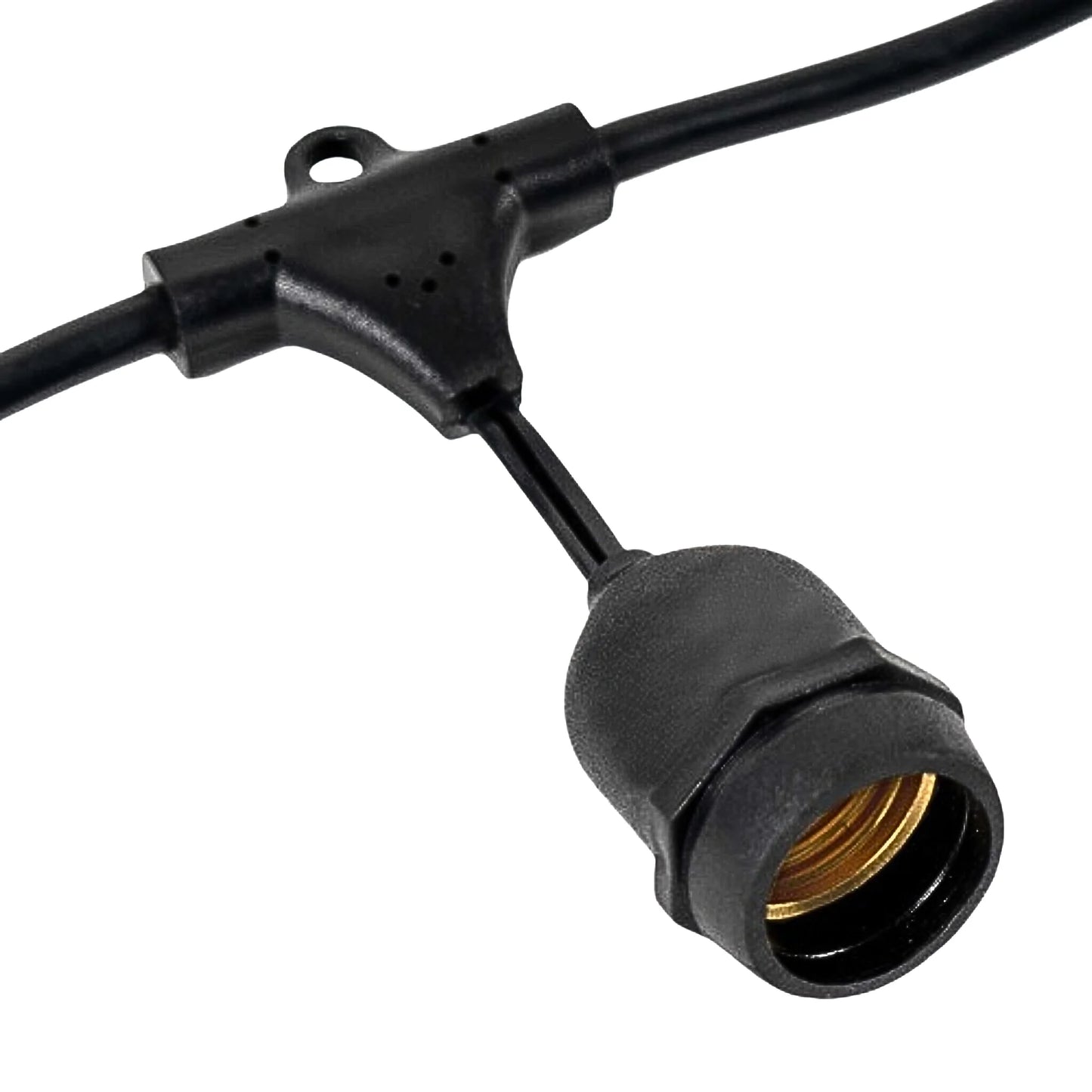 250FT-E26-Festoon-Light-Stringer-with-4-Drop-24-Spacing-Black-Wire-No-Bulbs-3