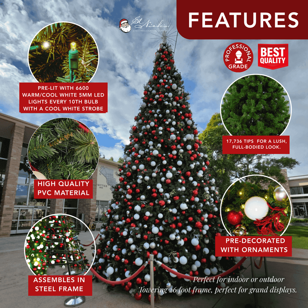 Decorated Christmas tree 