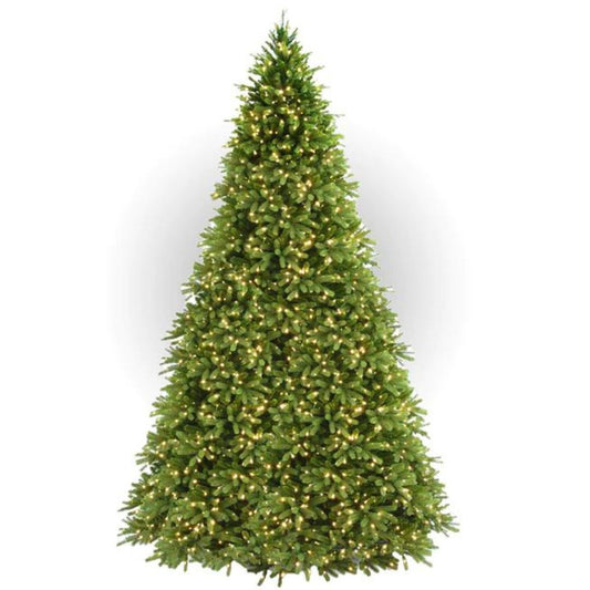 40ft-frame-christmas-lighting-tree-green-w-warm-white-led-lights-st-nicks-CA
