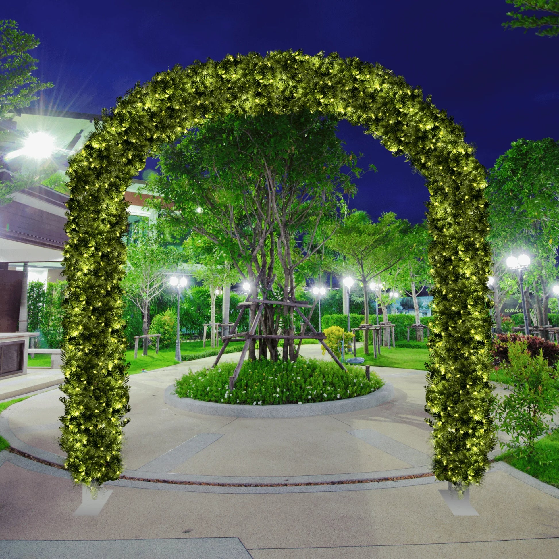 8FT-Garland-Arch-with-Twinkle-LED-Lights-4
