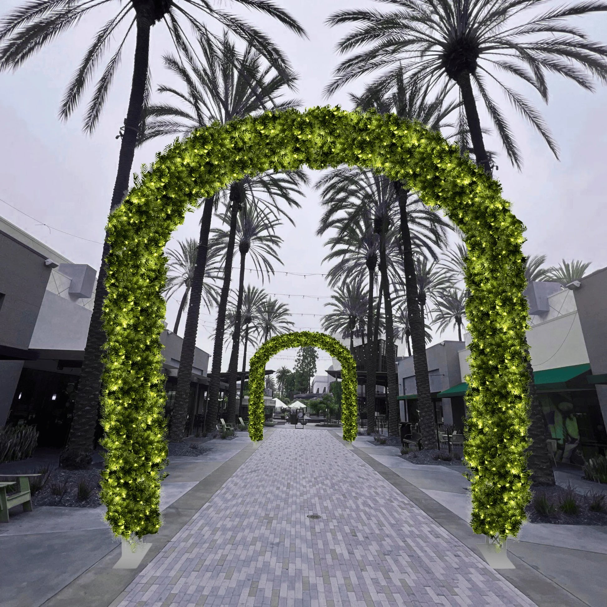 8FT-Garland-Arch-with-Twinkle-LED-Lights-5