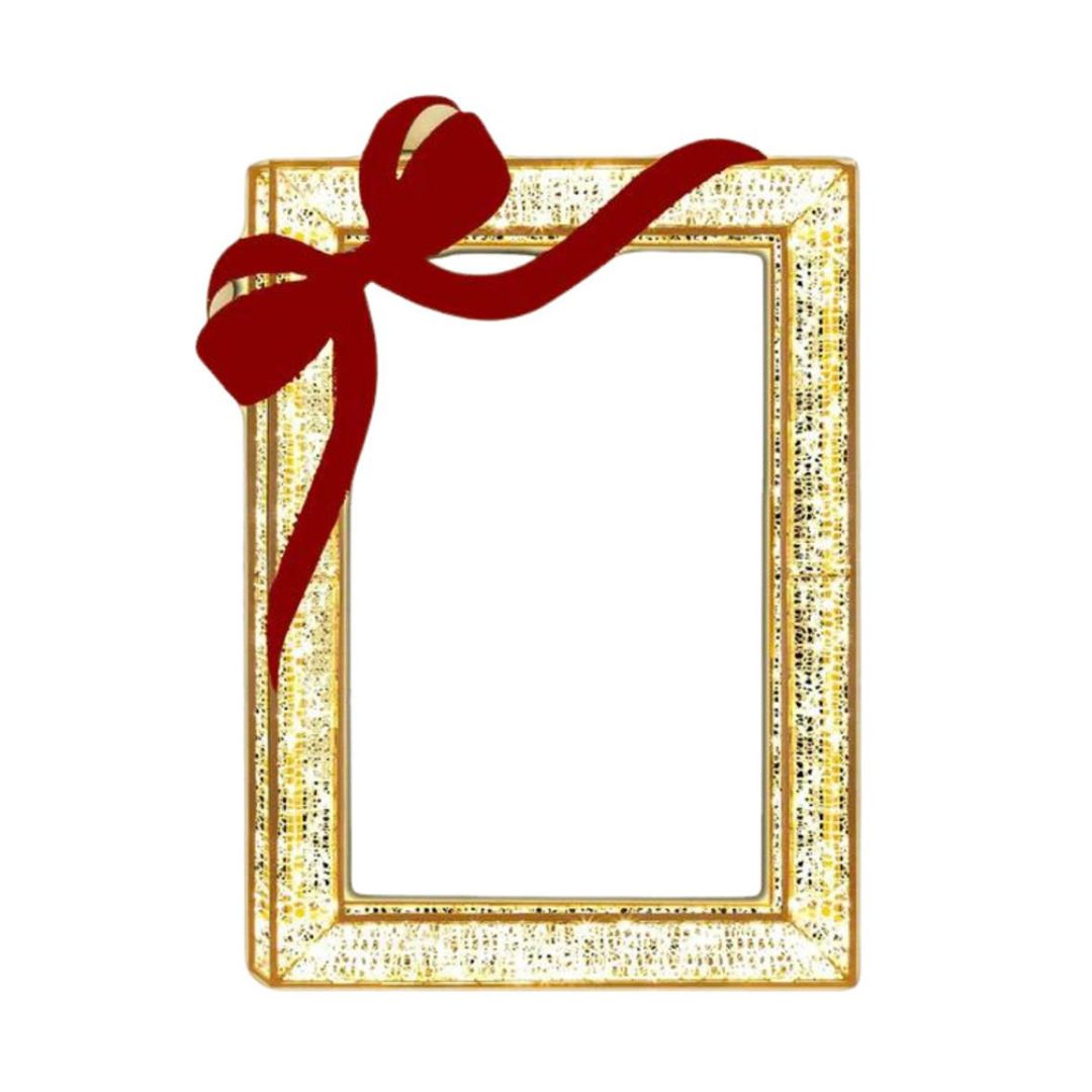 8ft-warm-white-christmas-lighting-and-decor-lighted-frame-with-red-bow-st-nicks-CA