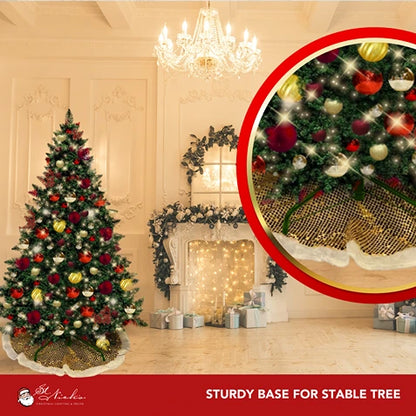 9FT-Red-Burgundy-and-Gold-Predecorated-PVC-Tree-6