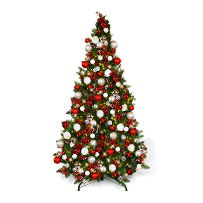 9FT-Red-White-and-Silver-Predecorated-PVC-Tree-1