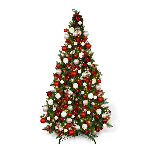 9FT-Red-White-and-Silver-Predecorated-PVC-Tree-1