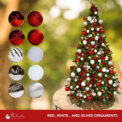 9FT-Red-White-and-Silver-Predecorated-PVC-Tree-5
