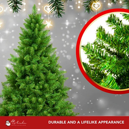 9FT-Silver-and-Gold-Predecorated-PVC-Tree-3
