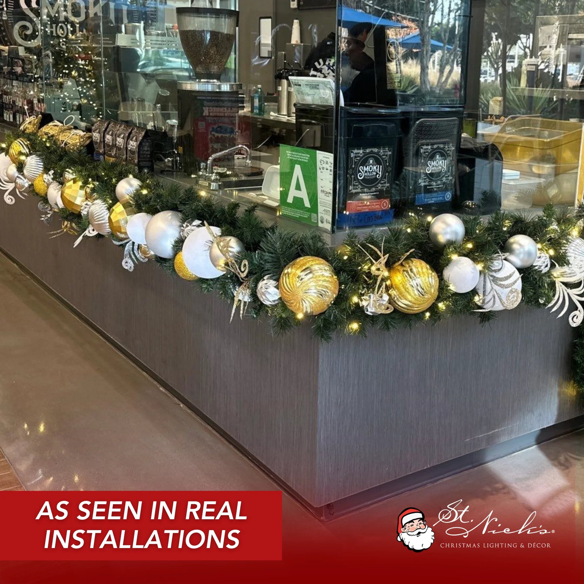 9x14-Pre-Decorated-Garland-Gold-Silver-White-5