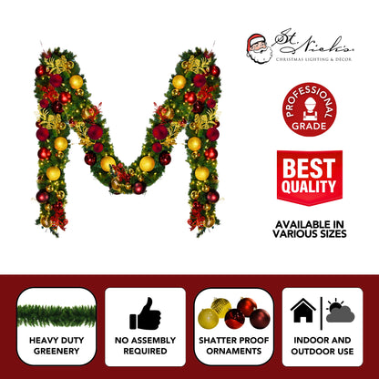 9x14-Pre-Decorated-Garland-Red-Gold-Burgundy-4