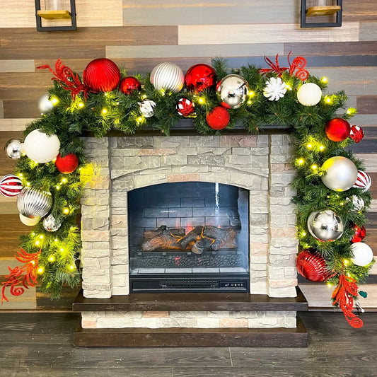 9x14-Pre-Decorated-Garland-Red-White-Silver-2