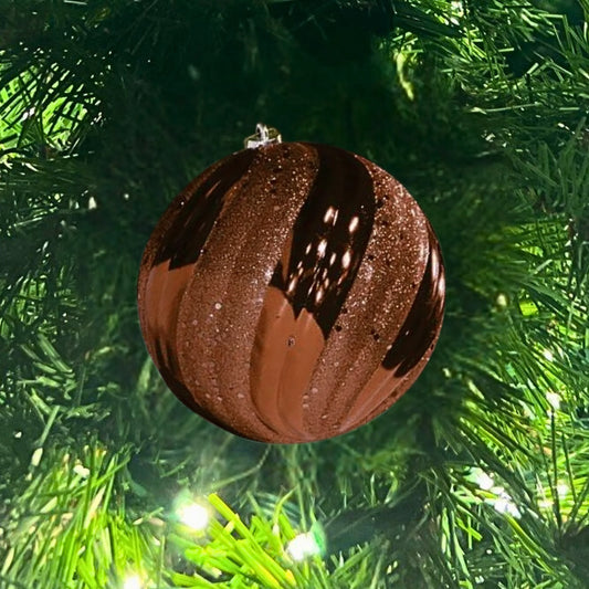 Brown-Ornament-Wave-Shiny-with-Glitter-Sequin-2