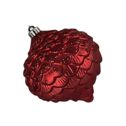 Burgundy-Ornament-Glitter-Acorn-1